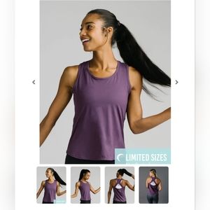 Zyia Vented Open Back Tank- EUC